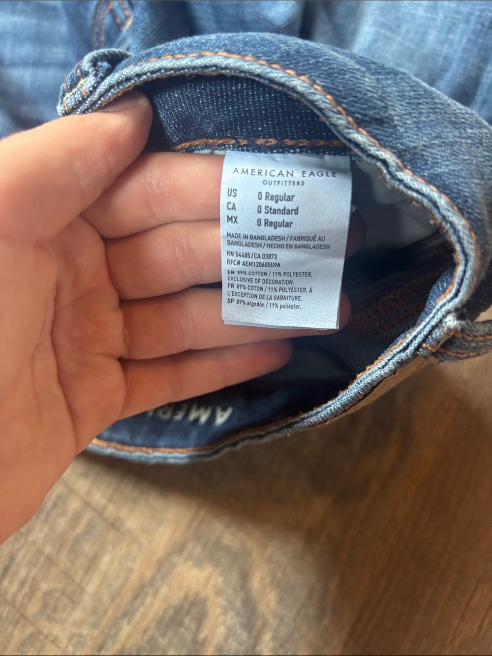 American Eagle Outfitters Dark wash Skinny Jeans - Picture 3 of 4
